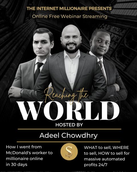 reaching the world adeel chowdhry ad black and white
